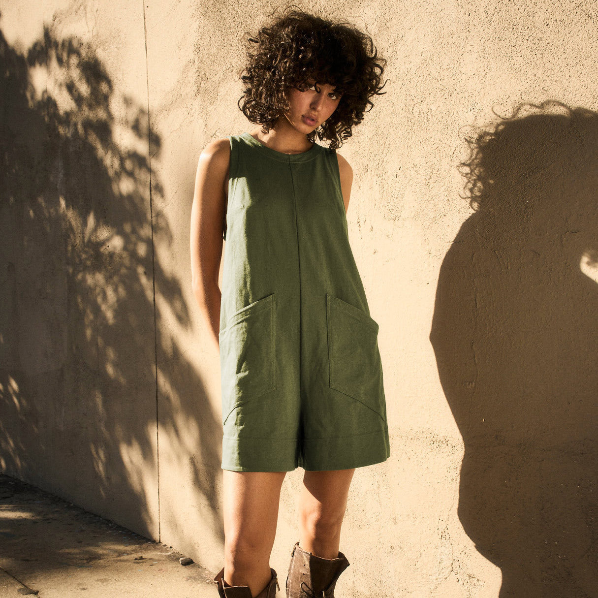 Combinaison Short avec Poches