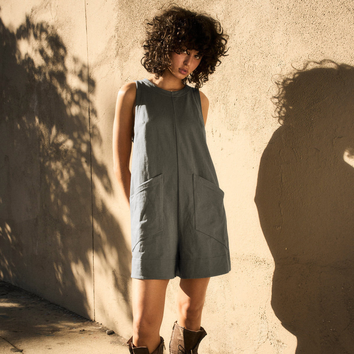 Combinaison Short avec Poches