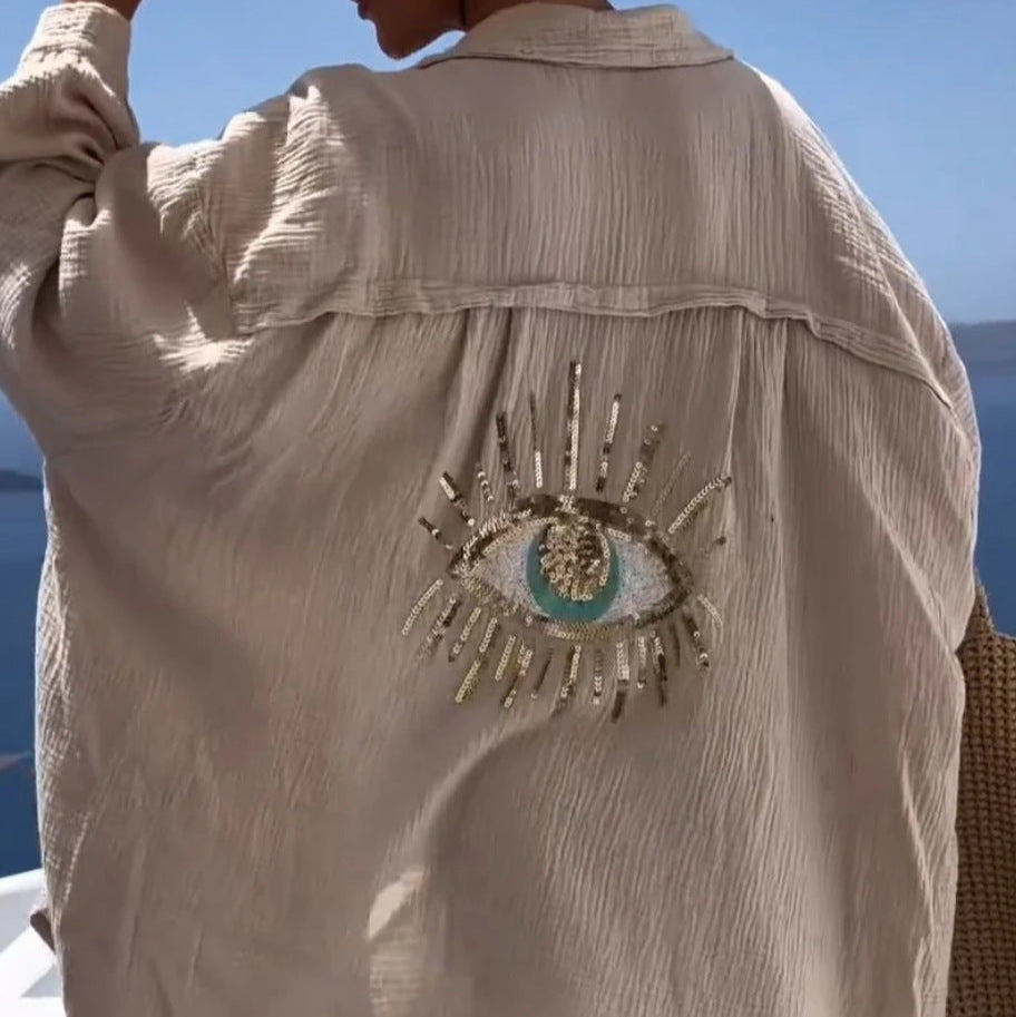 CHEMISE OVERSIZE EN COTON