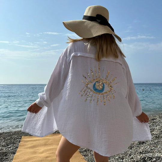 CHEMISE OVERSIZE EN COTON