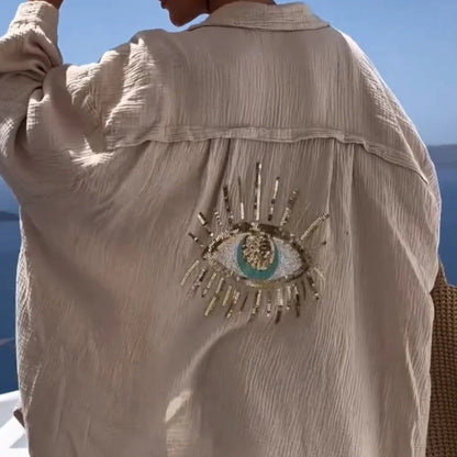 CHEMISE OVERSIZE EN COTON