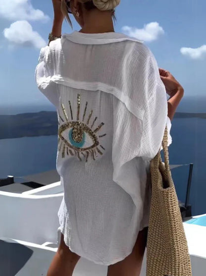 CHEMISE OVERSIZE EN COTON
